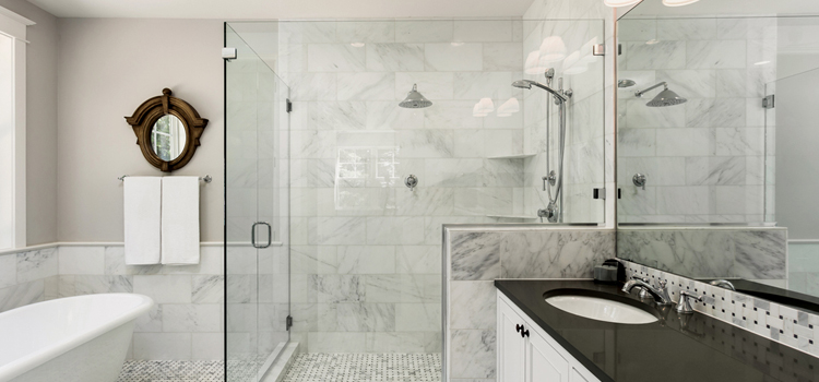 bathroom shower door installation in La Riviera