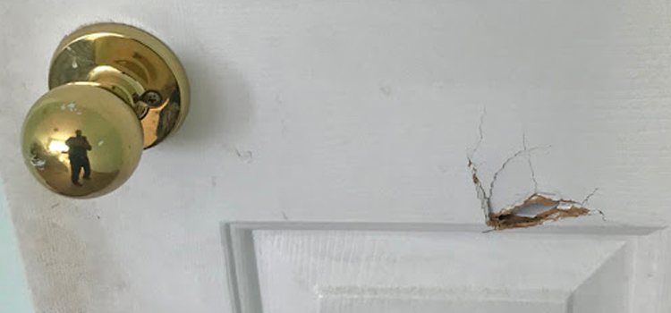 interior door hole repair La Riviera